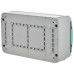 TEKFOR Корпус пластиковый КМПн-18 IP65 зеленая прозрачная дверь IEK