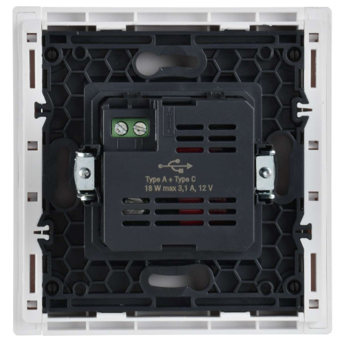 FORTE&PIANO Розетка USB A+C 18Вт FP251 белый IEK