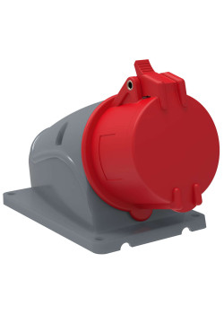 MAGNUM Розетка стационарная ССИ-115 16А-6ч/200/346-240/415В 3P+PE+N IP44 IEK