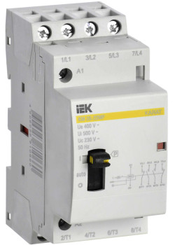 Контактор модульный с ручным управлением КМ20-22МР AC KARAT IEK