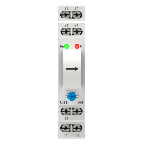 Реле контроля тока AM 2А-20А 1 контакт 24-240В AC/24В DC ONI
