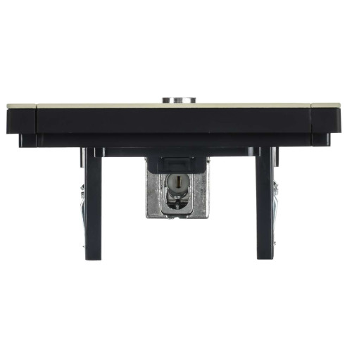 FORTE&PIANO Розетка TV оконечная FP828M металл серый сланец IEK