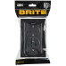 BRITE Розетка 2-местная с заземлением с защитными шторками плоская 16А в сборе РСшПл12-3-БрЧ черный IEK