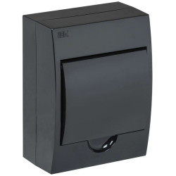 KREPTA 3 Корпус пластиковый ЩРН-П-6 IP41 черный IEK