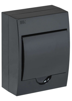 KREPTA 3 Корпус пластиковый ЩРН-П-6 IP41 черный IEK