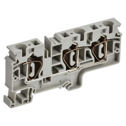 ARMAFIX Клемма пружинная CX10-3 10мм2 трехконтактная серая IEK