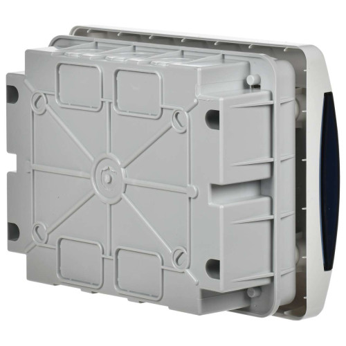 UNION Compact Корпус пластиковый ЩРВ-П-8 IP41 черная прозрачная дверь IEK