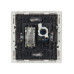 FORTE&PIANO Розетка двойная TV+RJ45 кат.6 FP237 белый IEK