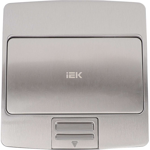PRIMER Лючок с откидной крышкой неукомплектованный на 3 модуля IP42 нержавеющая сталь IEK PRIMER Лючок с откидной крышкой неукомплектованный на 3 модуля IP42 нержавеющая сталь IEK