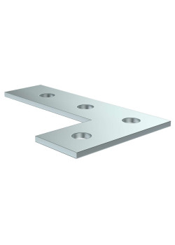 Пластина соединительная L-образная удлиненная для STRUT-профиля EZ IEK