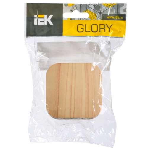 GLORY Выключатель 1-клавишный для открытой установки ВС20-1-0-ХС сосна IEK