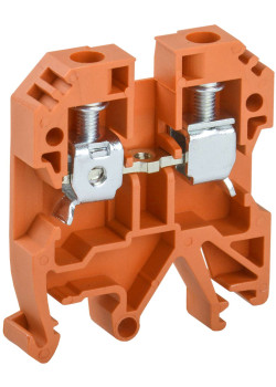 Клемма винтовая КВИ-6мм2 оранжевая IEK