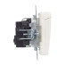 BRITE Розетка 1-местная с заземлением с защитными шторками и крышкой 16А IP20 РСбш10-3-БрЖ жемчуг IEK