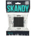 SKANDY Выключатель 2-клавишный перекрестный 10А SK-V06Bl черный IEK