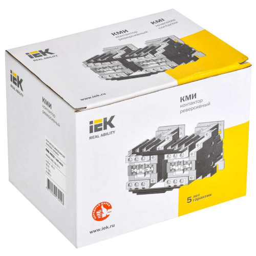 Контактор КМИ-49532 реверс 95А 230В/АС3 2NO;2NC IEK