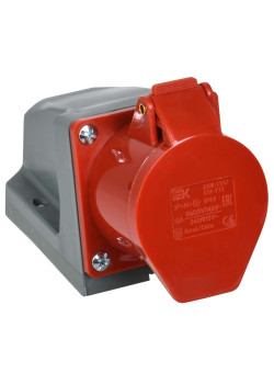 Розетка стационарная CCИ-115 3Р+РЕ+N 16А 380-415В IP44 IEK