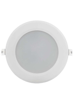 Светильник светодиодный ДВО 1714 белый круг 12Вт 4000К IP40 IEK