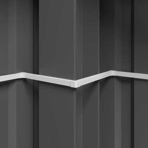 METRA MINI Угол внешний 16х16мм белый