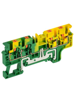 ARMAFIX Клемма пружин. Push-in CP-MC-PEN земля 4 вывода 2,5мм2 IEK