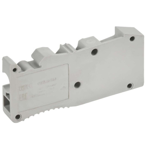 ARMAFIX Клемма пружинная CX2,5-SN 2,5мм2 разъемная на кабель (1 зажим 1 разъем) серая IEK