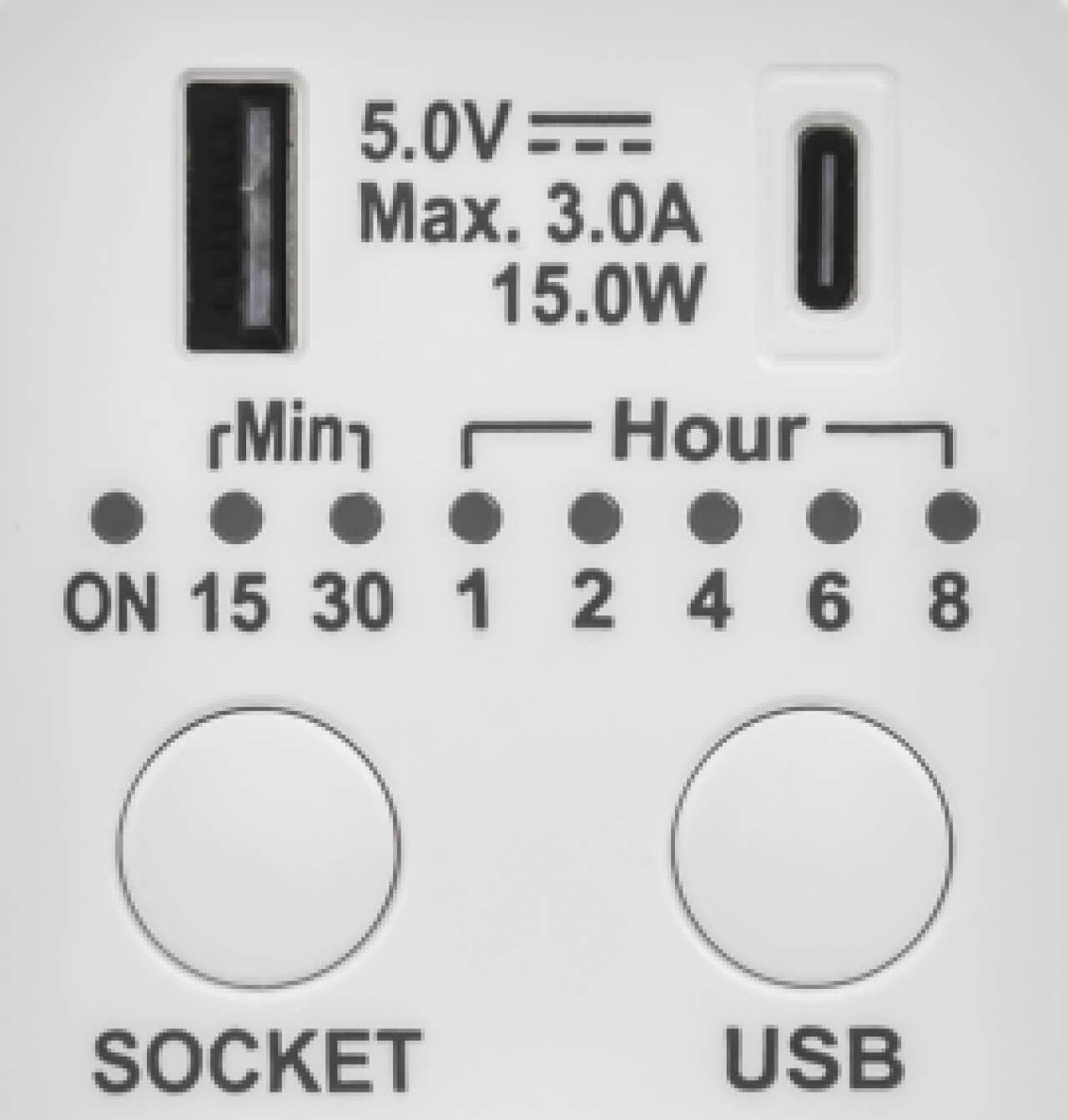 Разъемы типа USB-A и USB-C для зарядки разных устройств